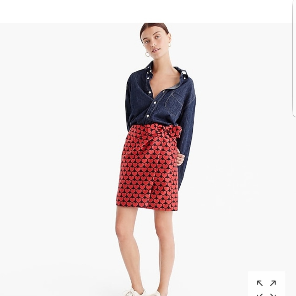 J. CREW HEART SKIRT 00